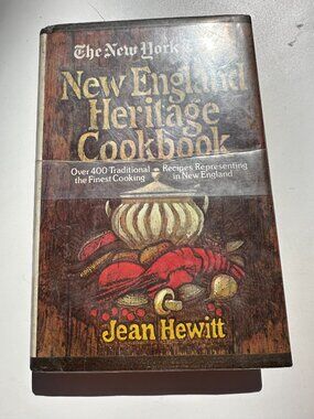 B78 NEW YORK TIMES NEW ENGLAND HERITAGE COOKBOOK VINTAGE 1979